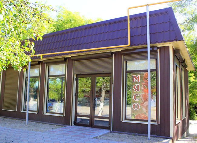 Магазин в Черноморском «Мясо»