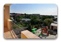 Вид с номера в отеле Яхонт