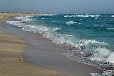 Пляж в Черноморском