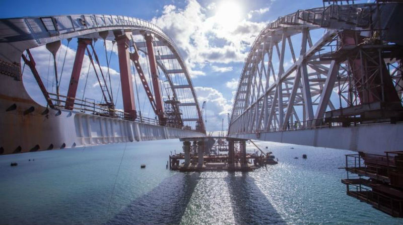 Строительство Крымского моста
